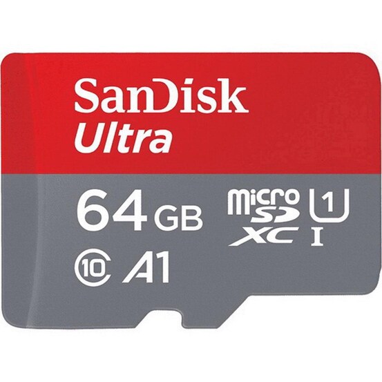 Micro SD 64GB Ultra Class10 A1 120MB/s (SDSQUA4-64G-GN6MN) SanDisk :5Y