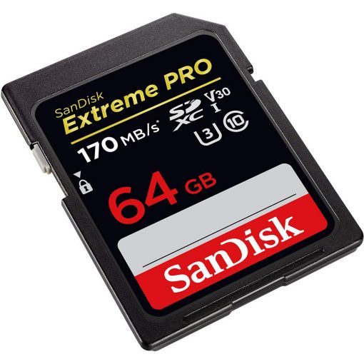SDHC UHS-I Card Extreme Pro V30 170/90MB/s 64GB SanDisk (SDSDXXY_064G_GN4IN)  : LT