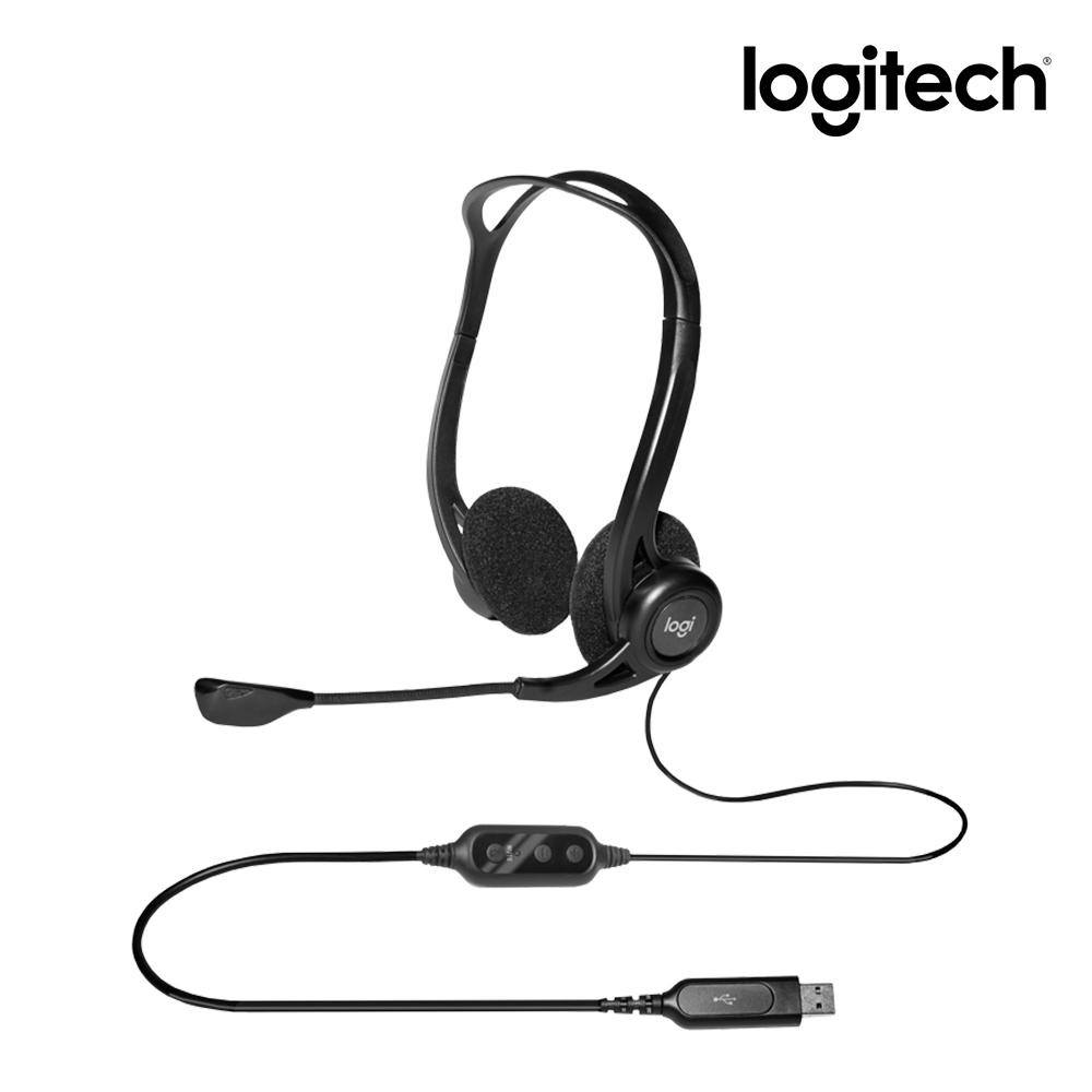 Headphone Logitech USB H370 Black :1Y