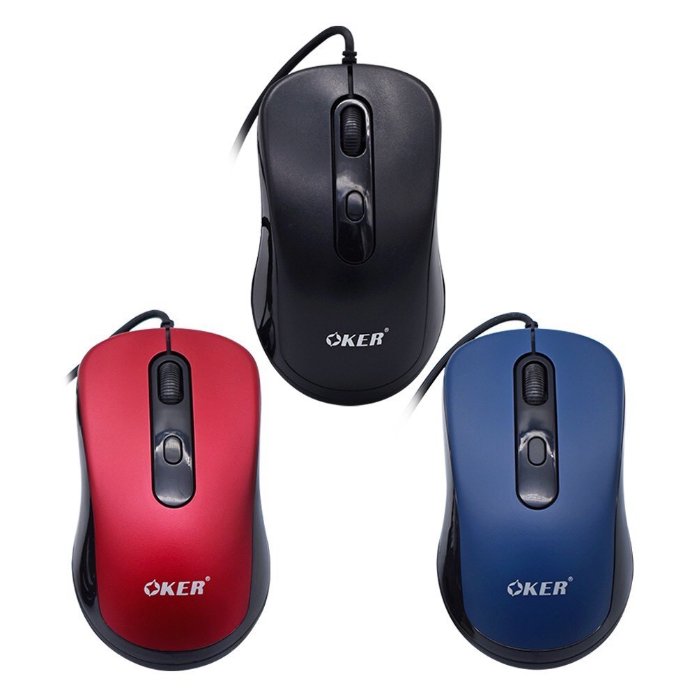 Mouse OKER USB Optical  A-186 Black:1Y