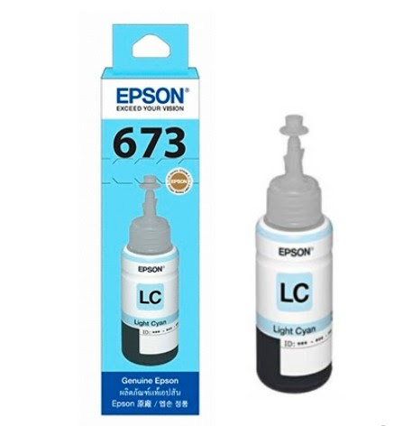 INK EPSON T673500 :Light Cyan :70 cc (L800 / L850 / L1800)