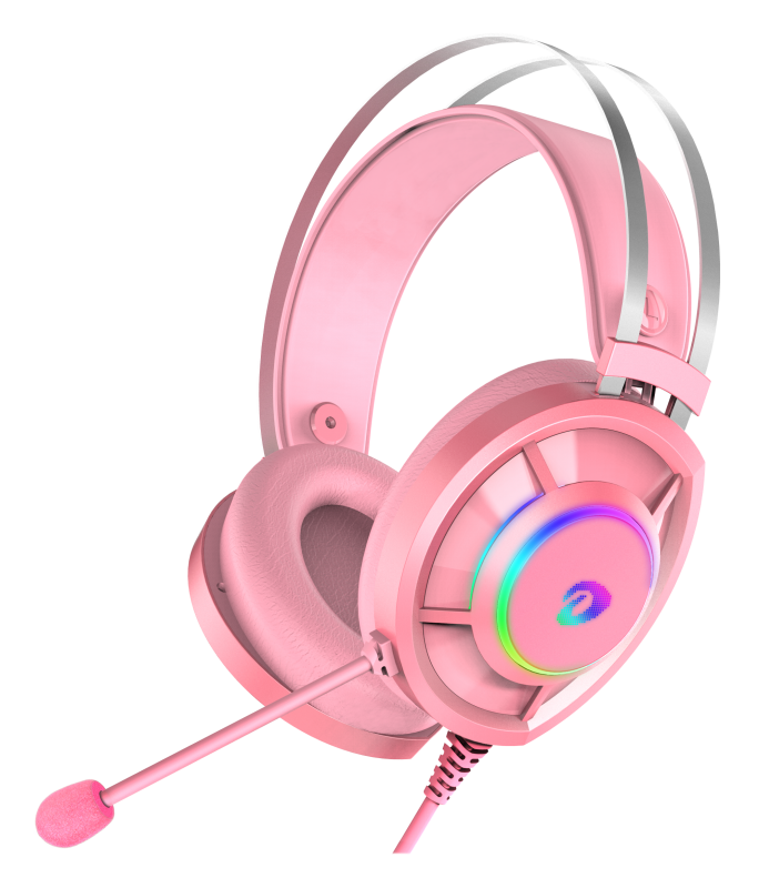 Headphone Gaming USB Dareu EH469 Pink :1Y