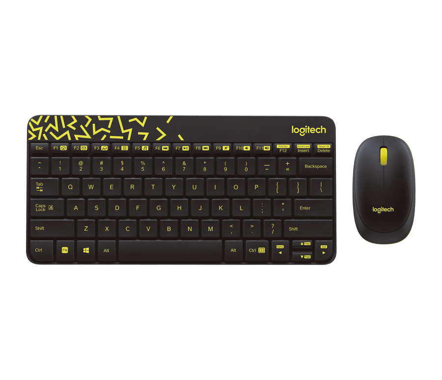 Keyboard+Mouse Wireless NANO Logitech (LG-MK240) Black:3Y