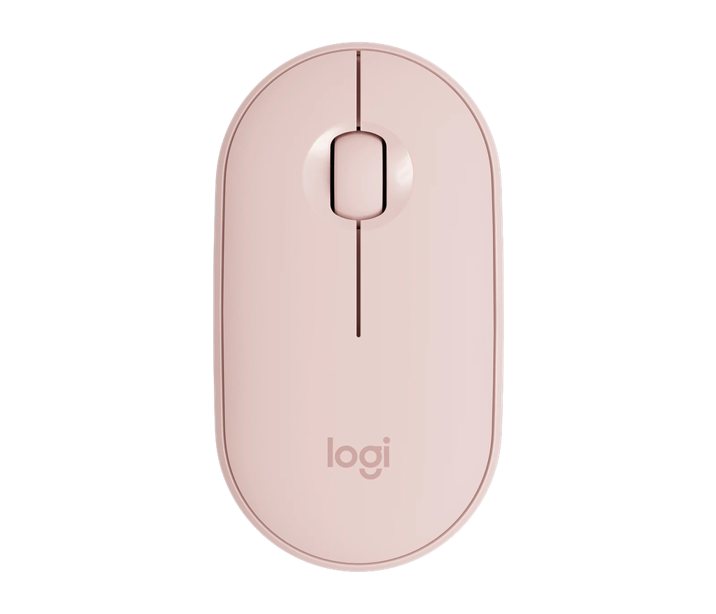 Mouse Logitech WirelessBluetooth Pebble M350 (Rose) : 1Y