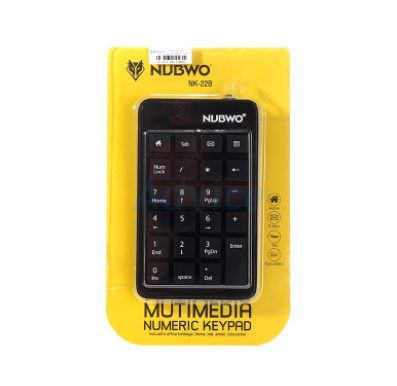 Keyboard Numeric USB NUBWO NK022 (Black) :1Y