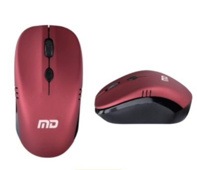 Mouse Wireless USB MD-TECH (BW100) Red:1Y