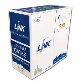 UTP CABLE CAT5E #LINK : กล่อง (305M./กล่อง) US-9015