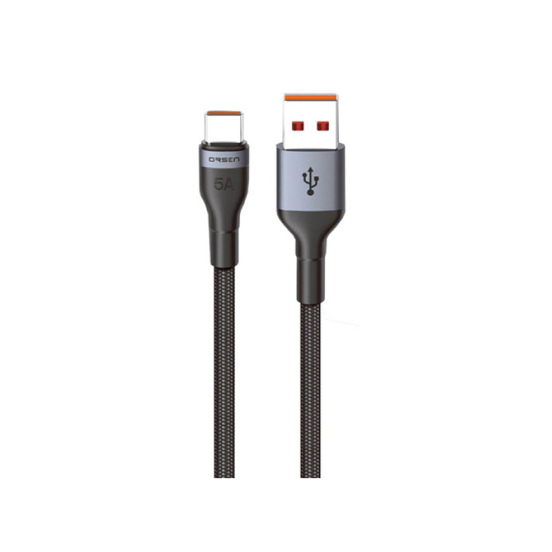 สายชาร์จ Eloop S7 Type-C Fast &amp; Quick charge Data Cable 5A ยาว 1 เมตร