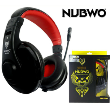 Headphone+MIC NUBWO NO-550 Black : 6 เดือน