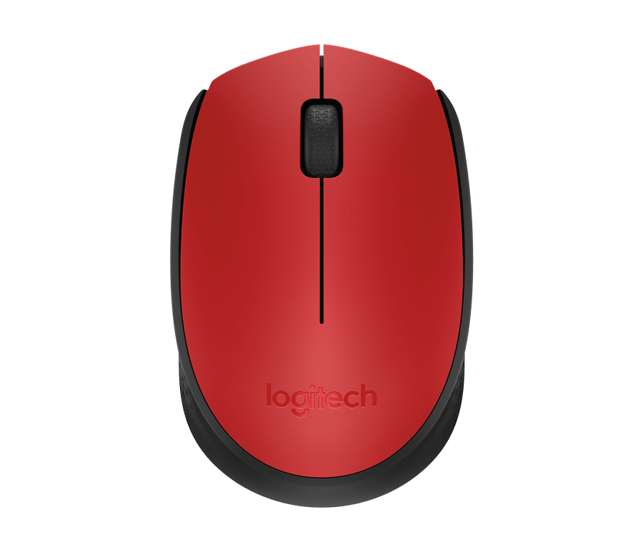 Mouse Logitech Wireless M171 (Red/Black) :1Y