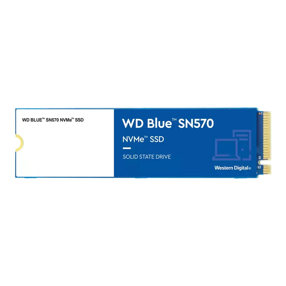 SSD M.2 NVMe : 500GB SN570 Blue (WDS500G3B0C) Western :5Y
