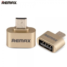 หัวแปลง REMAX OTG/USB 2.0 TO Micro USB (Gold) :1Y