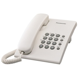 โทรศัพท์ตั้งโต๊ะ Panasonic KX-TS500MXW สีขาว  :1Y